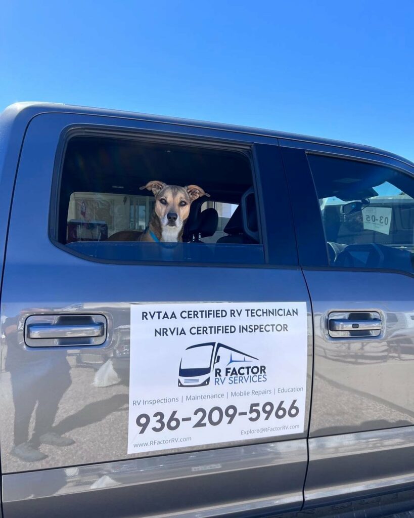 Take your dog to work - Chris Ratcliff - R Factor RV Services