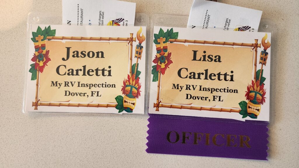2023 FRVTA State Convention - Carletti name badges
